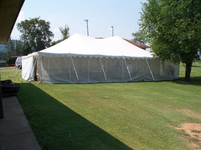 30x45 White Pole Tent