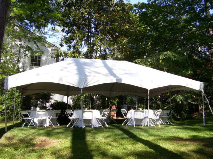 20x30 White Frame Tent